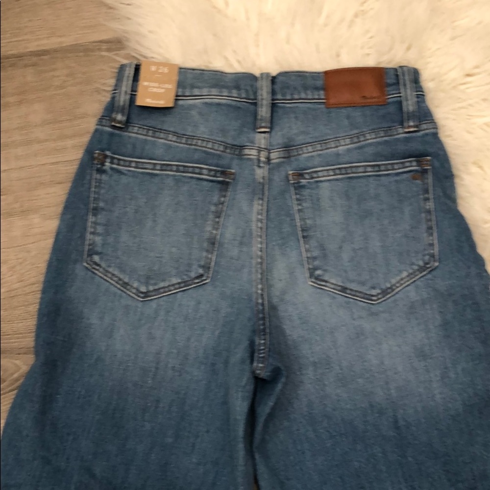 NWT Madewell wide leg crop jeans - Picture 6 of 11